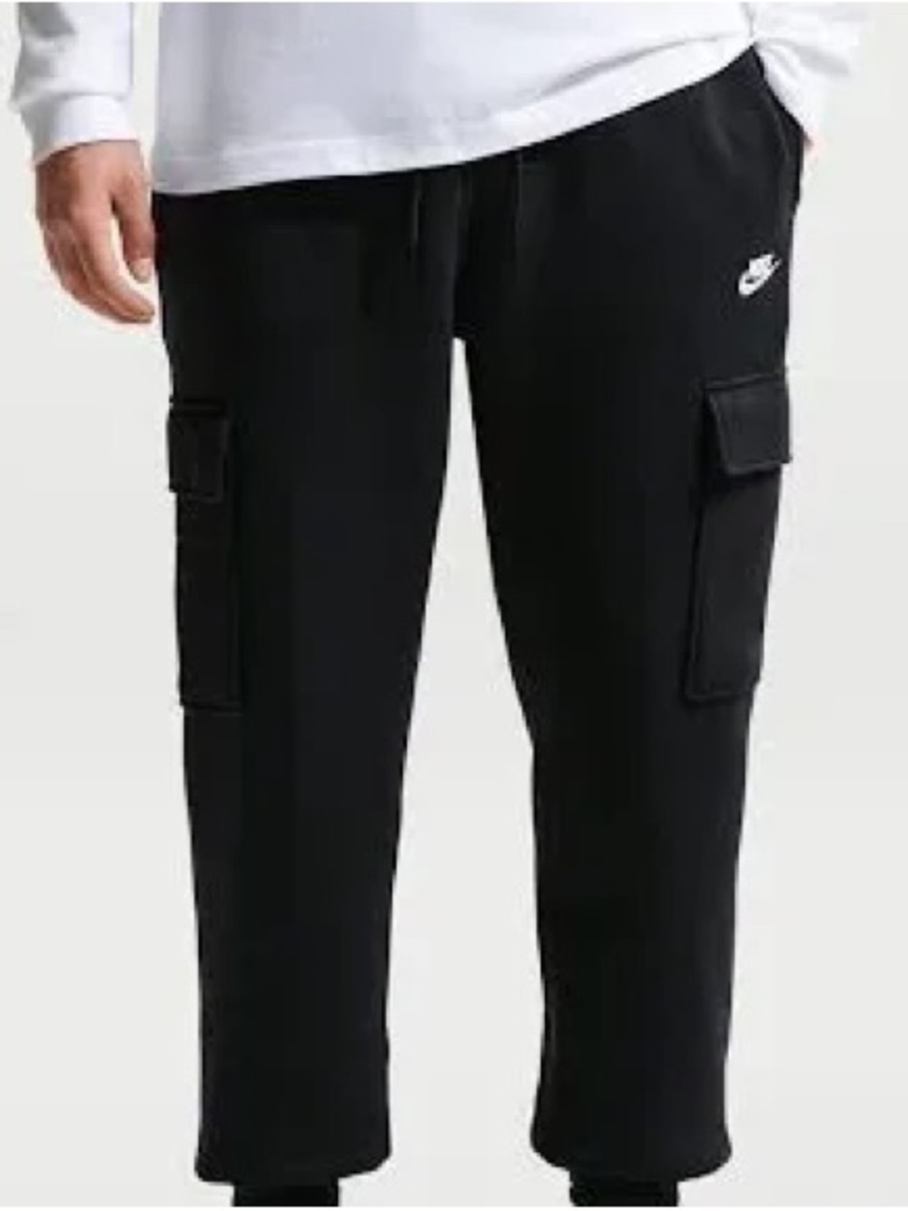 Nike Black Men's Cargo Sweatpants Joggers